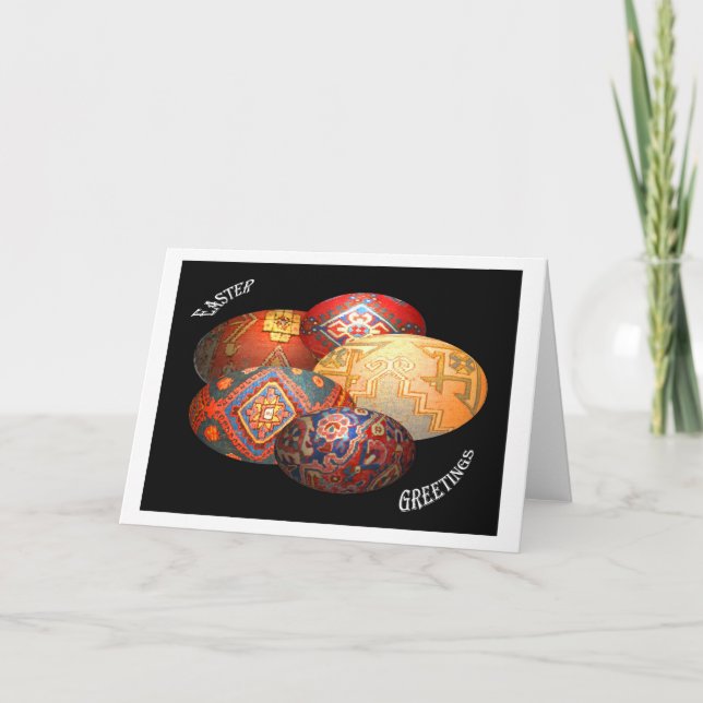 Ostergrüße Feiertagskarte (Vorderseite)