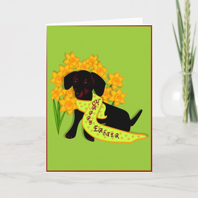 Ostergrüße Feiertagskarte (Vorderseite)