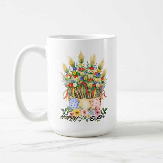Ostergrüße - Frohe Ostern Kaffeetasse (Links)