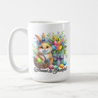 Ostergrüße - Gesegneter und dankbarer Kaffeebecher Kaffeetasse