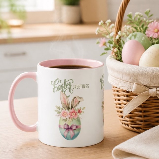 Ostergrüße Kaffee Tasse (Von Creator hochgeladen)