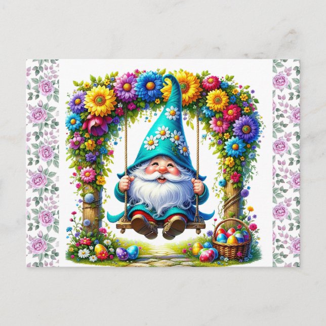 Ostergrüße Postkarte (Vorderseite)