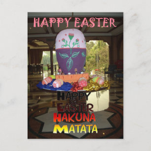 Ostergrüße und beste Wünsche Feiertagspostkarte