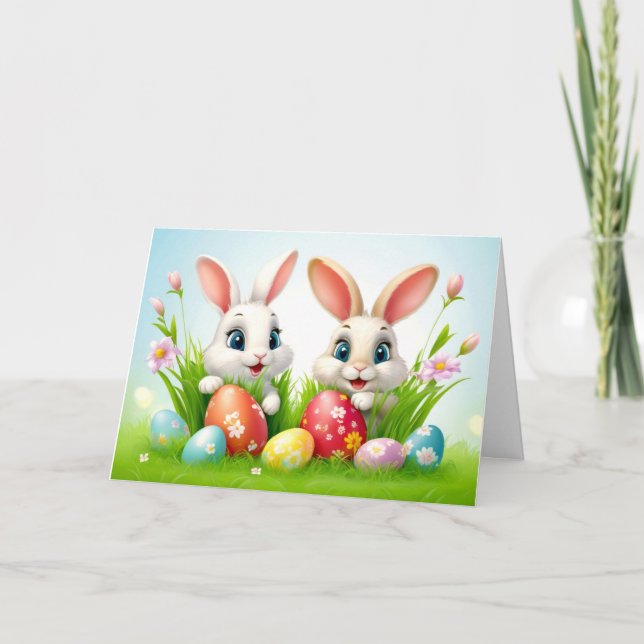 Ostergrußkarte Feiertagskarte (Vorderseite)