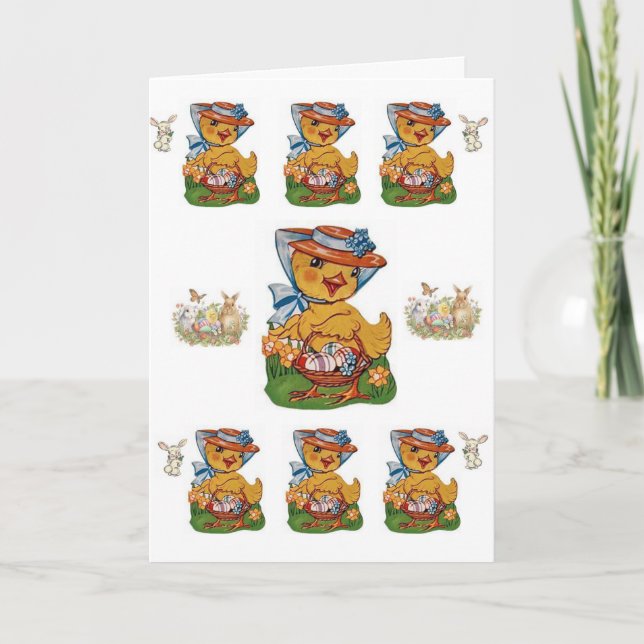 Ostergrußkarte Feiertagskarte (Vorderseite)