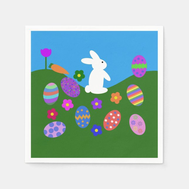 Osterhase #3 Napkins Serviette (Vorderseite)