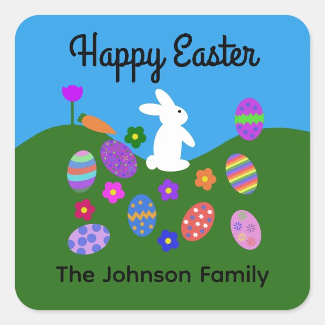 Osterhase #3 Stickers (Vorderseite)