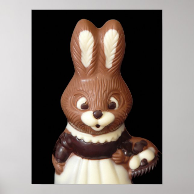Osterhase 3D-Poster Poster (Vorne)