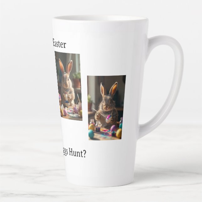 Osterhase 4 Fotos Milchtasse (Rechts)