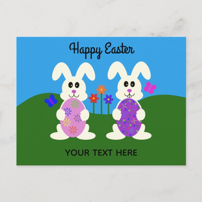 Osterhase #5 Postkarte (Vorderseite)