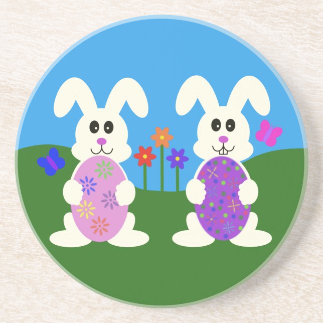 Osterhase #5 Untersetzer (Vorne)