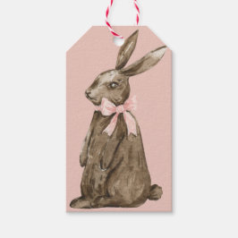 Osterhase aus Schokolade Geschenkanhänger