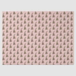 Osterhase aus Schokolade Seidenpapier