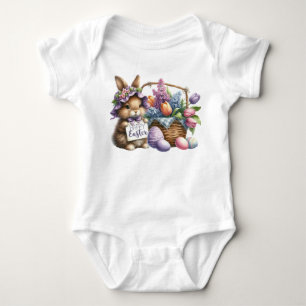 Osterhase  baby strampler