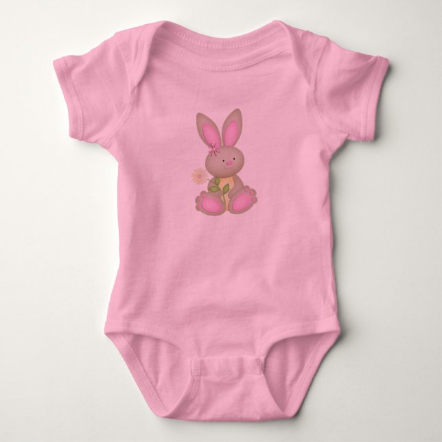 Osterhase Baby Strampler (Vorderseite)