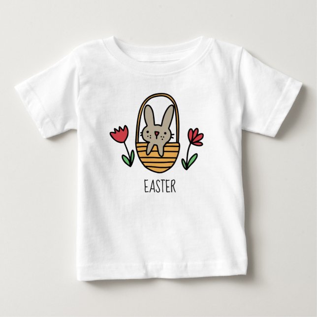 Osterhase Baby T-shirt (Vorderseite)