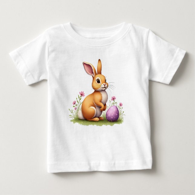 Osterhase Baby T-shirt (Vorderseite)