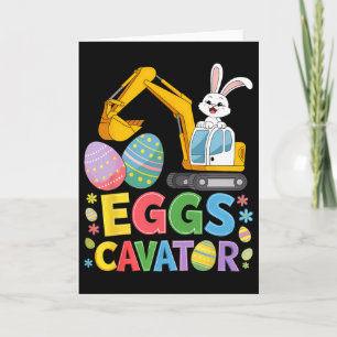 Osterhase Bagger Kinder Jungen Ostern Kids Jungen Karte