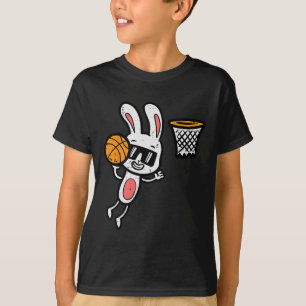 Osterhase Basketball Dunk Sportboote Kinder Todd T-Shirt