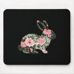 Osterhase Blühende Frühlingskaninchen Niedlich Bun Mousepad