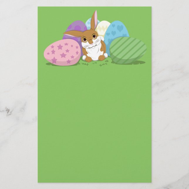Osterhase Briefpapier (Vorderseite)
