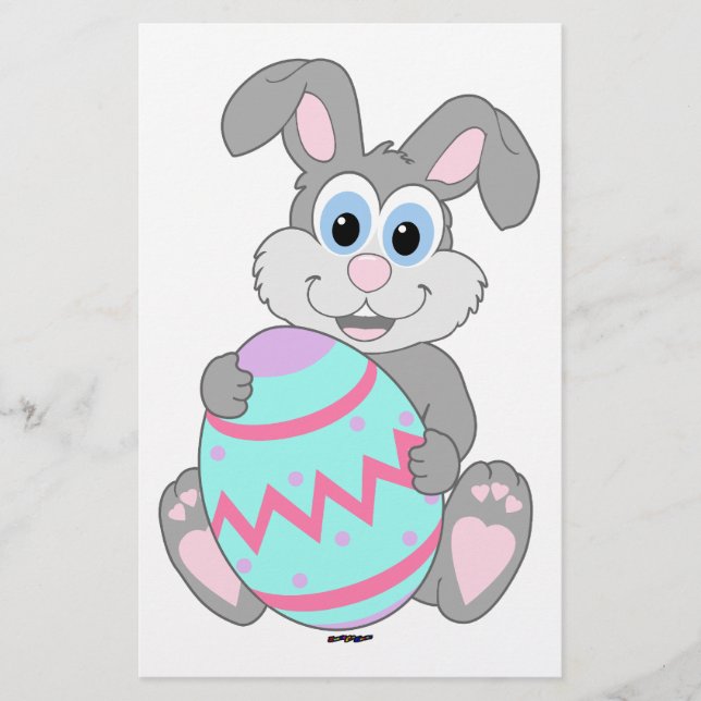 Osterhase Briefpapier (Vorderseite)