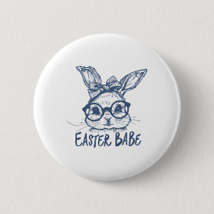 Osterhase Bybe Frohe Ostern  Button