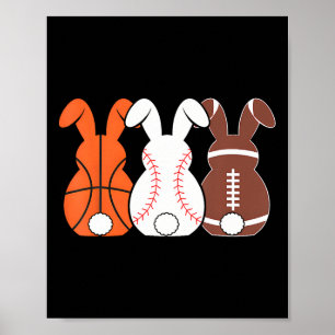 Osterhase Bysketbyll Bysebyll Footbyll Sport R Poster