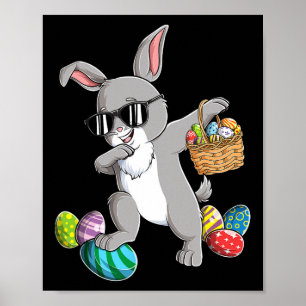 Osterhase Cool Dabbing Bunny Ei Ostern Jungen G Poster