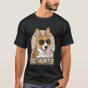 Osterhase Corgi Ei Jäger Hunde Liebhaber T-Shirt