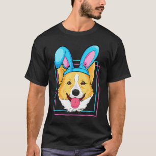Osterhase Corgi Hund Lustiger Oster Corgi Lustig T-Shirt