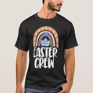 Osterhase Crew Regenbogen Luganersee T-Shirt