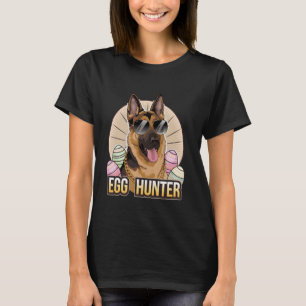 Osterhase Deutscher Schäferhund Ostereiersucher Hu T-Shirt