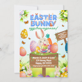 Osterhase Eggstravaganza Einladung
