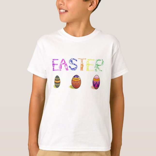 Osterhase & Eierspeise T - Shirt für Kinder (Vorderseite)
