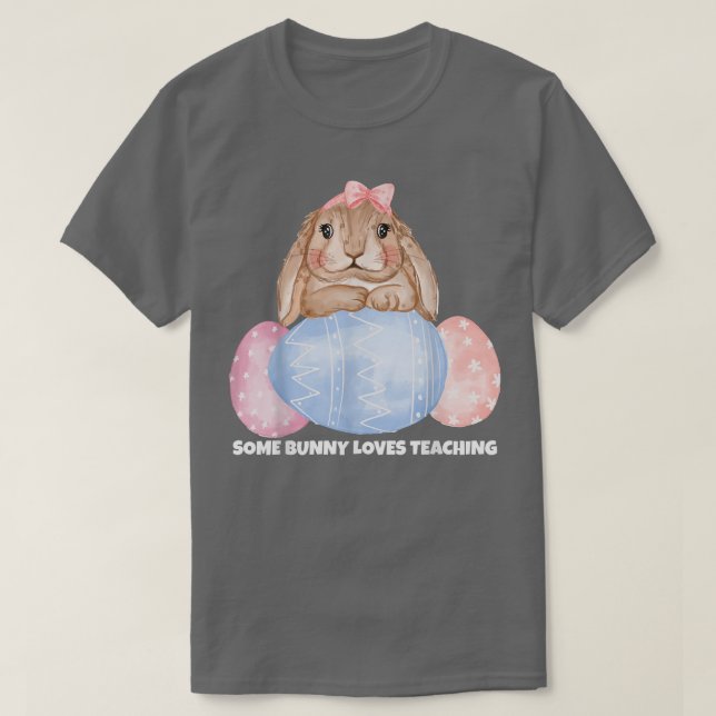 Osterhase, einige sonnige Lieben lehren, Ostern T-Shirt (Design vorne)