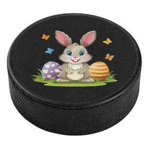 Osterhase Eishockey Puck
