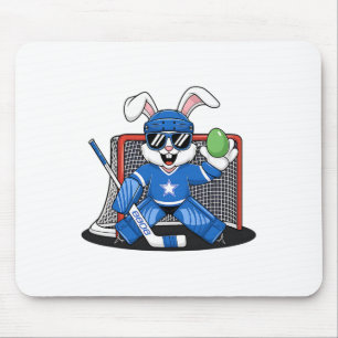 Osterhase Eishockey Torwart Männer Jungen Kinder K Mousepad