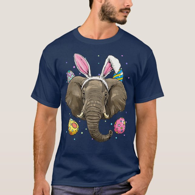 Osterhase Elephant Funny Oaster Elephant T-Shirt (Vorderseite)