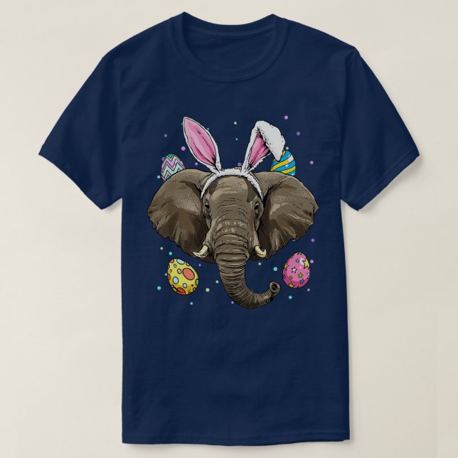 Osterhase Elephant Funny Oaster Elephant T-Shirt (Design vorne)