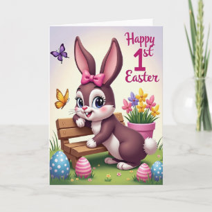 Osterhase Erstjahreskarte Karte