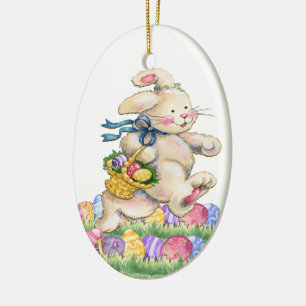 Osterhase Exklusiver Weihnachtsbaumschmuck Keramik Ornament