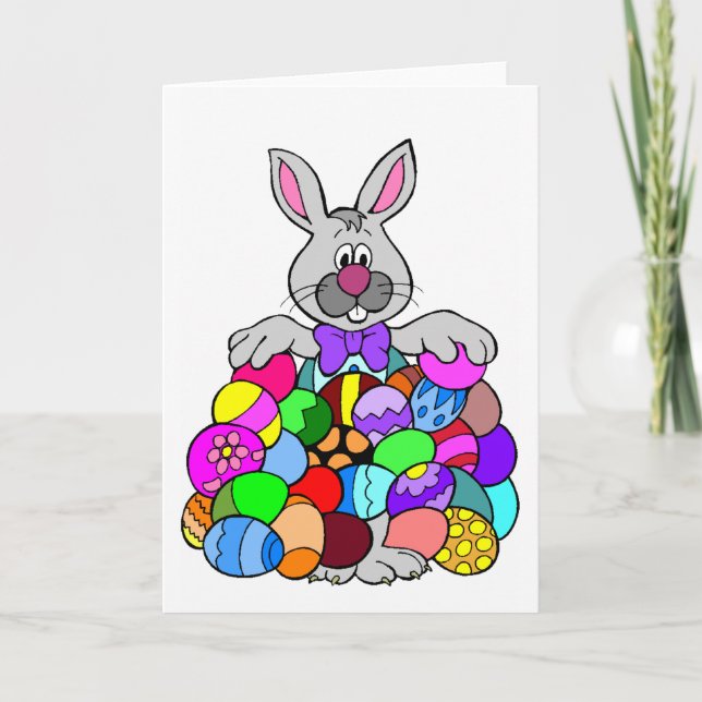 Osterhase Feiertagskarte (Vorderseite)