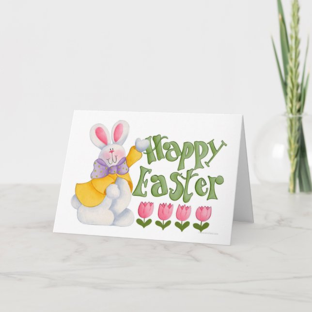 Osterhase Feiertagskarte (Vorderseite)