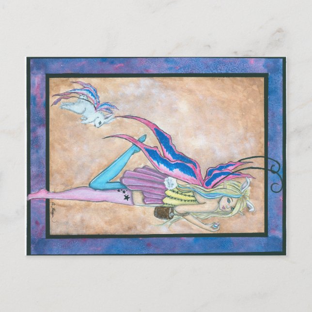 Osterhase Feiertagspostkarte (Vorderseite)