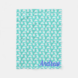 Osterhase Fleece Blanket für Rollstuhl