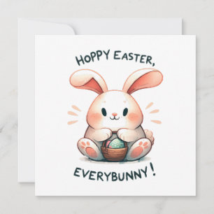 Osterhase Frohe Ostern, alle Hasen! Einladung