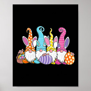 Osterhase Frühling Gnom Ostereier Jagd und B Poster