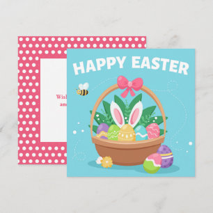 Osterhase Frühling Karte