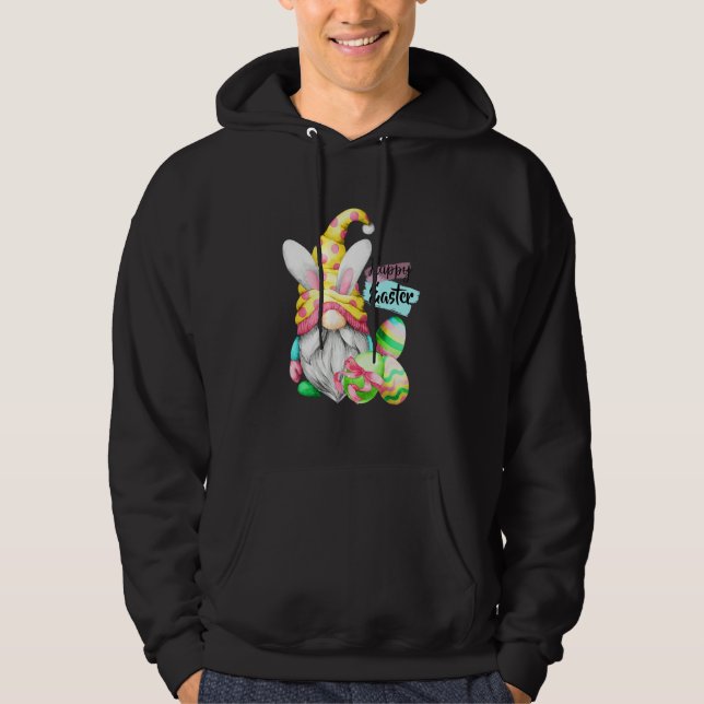 Osterhase Frühlingsbrunnen Ostereier Jagen und B Hoodie (Vorderseite)